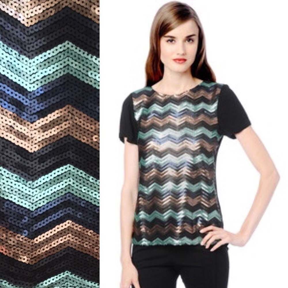 ❤️ *NWOT* Ella Moss "Zain" Sequin Top Size Medium
